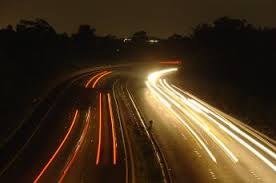 autostrada di notte